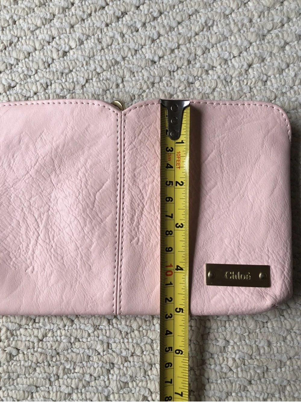 Chloé Parfum Pink Makeup Cosmetic Travel Zipper Pouch Clutch Bag - Picture 2 of 6